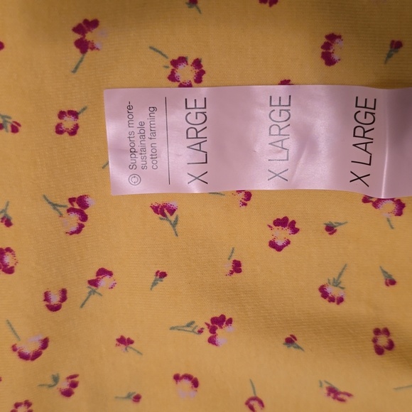 SO BRAND WOMENS WRAP FRONT YELLOW FLORAL CAMI WITH ADJUSTABLE STRAPS SIZE XL - Picture 9 of 14